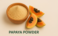 Hoogwaardig biologisch fijn gesprayd papajapoeder 100% puur, vrijvloeiend, Indiase zoete smaak, vacuüm verpakt, bulkverpakking HP