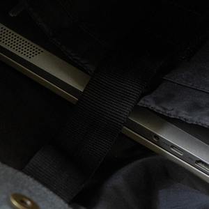 Sac à dos en cuir et toile, grand format, pour ordinateur portable, haute qualité, vente en gros, marque privée, usine LCB-0095 - Product Image 6