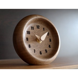 Reloj de Escritorio Minimalista de Madera, Circular, Funciona con Batería, Movimiento de Cuarzo, Visualización de Agujas, Diseño Moderno y Silencioso - Product Image 2