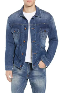 Chaqueta para hombre de tela vaquera de algodón, fabricante OEM personalizado, lavado pigmentado, chaqueta vaquera para hombre, precio razonable - Product Image 3