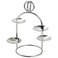 Support à chocolat en métal artisanal, écologique et élégant, présentoir artistique pour muffins et noix, personnalisable, décoration de table, buffet