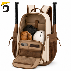 Bolsa de entrenamiento de béisbol que proporciona almacenamiento organizado, material duradero y fácil transporte para equipo y accesorios de práctica. - Product Image 4