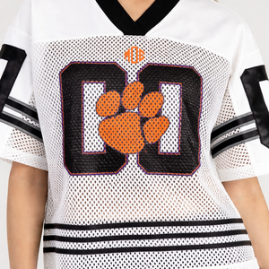 Proveedor de Camisetas de Fútbol Americano de Primera Calidad para Mujer, Personalizadas con Sublimación, Impresión Digital, Cuello en V, 100% Poliéster, Malla - Product Image 2