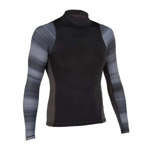 Ropa Deportiva Rash Guard de MMA para Hombre, Tendencia Actual, Logotipo Personalizado, Impresión Digital, Sólida, Transpirable, Ligera, 220g, Spandex/Poliéster - Product Image 1