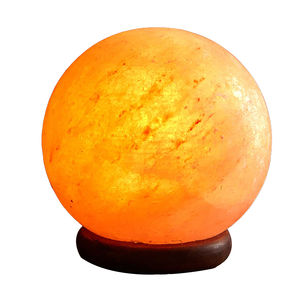Hand Carved Himalayan Salt Lamp Natural Rock Crystal <b>Table</b> Light for Home decoration or Yoga - Product Image 1