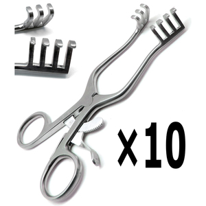 10 Pcs Surgical Weitlaner Retractor 5.5" Blunt 3x4 Prongs <b>Veterinary</b> <b>Instruments</b> - Product Image 2