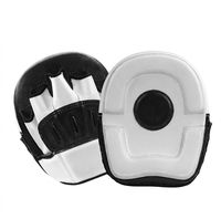 Cibles de frappe en cuir PU noir pour la boxe et le Muay Thai – Équipement de protection lavable et non toxique pour l'entraînement au coup de poing et aux arts martiaux