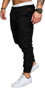 Pantalones Cargo de Secado Rápido para Hombre – Mezcla de Poliéster y Algodón, Ligeros y Duraderos, Pantalones Casuales para Exteriores - Product Image 3