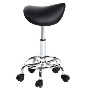 Spedizione gratuita sgabello sella YJ con rotazione dei piedi Ha per mobili da salone Bar - Product Image 4