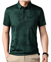 Polo en jacquard personnalisé pour homme, séchage rapide, évacuation de l'humidité, polo de golf, fabricant OEM ODM