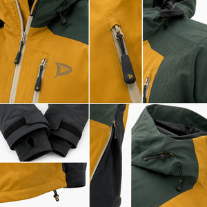 Snowin Custom Made -Tex Recco Reflectors <b>Waterproof</b> 10,000mm for for Breathable Hooded Power Stretch Men's Unisex Ski - Product Image 5