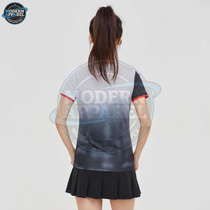Tenue de tennis respirante pour hommes, uniforme d'équipe de tennis, vente en gros, vêtements de sport confortables de haute qualité, uniforme de badminton et de tennis de table - Product Image 3