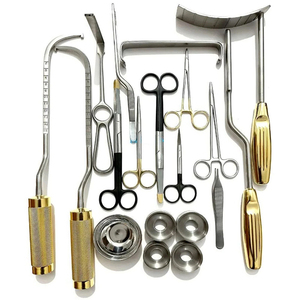 Ensemble d'instruments chirurgicaux manuels en acier inoxydable de qualité supérieure pour interventions plastiques et reconstructives, usage hospitalier, complet - Product Image 2