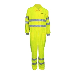 Overoles de Alta Visibilidad, Resistentes al Fuego y al Agua, Corte Regular, para Trabajadores de Protección Contra Incendios - Product Image 4