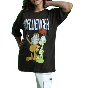 Wholesale Price Custom Silk Screen Printed Unisex Knitted Oversized T-<b>Shirts</b> Solid Color Casual Breathable Eco-Friendly Quick - Product Image 5