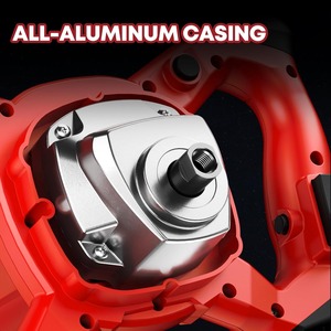 Bétonnière, mélangeur à béton électrique 2300W max avec 6 vitesses réglables, mélangeur à mortier portable, mélangeur à boue manuel 110V - Product Image 6