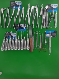 Kit de Instrumentos de Cirugía Oral y Dental, Elevadores y Pinzas para Extracción, Juego de 75 Piezas, Manual, Acero Inoxidable, Reutilizable, Premium - Product Image 2