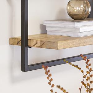 Étagère murale en bois de manguier Vandana Optima Stellar Small - Product Image 3