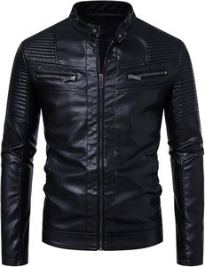 Chaquetas de Invierno para Hombre de Piel de Oveja Recubierta de Cuero, con Logotipo Frontal, Transpirables, Resistentes al Viento, Bajo MOQ, Precio al por Mayor para Venta en Línea - Product Image 4