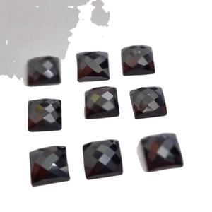 9มม. เพชรโมอิสสีดำเจ้าหญิงและเอเอเอตัดแล็บสร้างเครื่องประดับแฟชั่นทำด้วยมือสำหรับจี้เพชรและแหวนเครื่องประดับอื่นๆ - Product Image 1