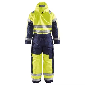 Overol de Seguridad Industrial de Alta Visibilidad con Detalles Reflectantes, Overol de Seguridad con Logotipo Personalizado y Uso Profesional - Product Image 3