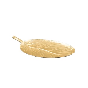 ถาดและจานใส่ผลไม้สำหรับตกแต่งงานแต่งงานถาดใส่ใบไม้สำหรับตกแต่งสลัดผลไม้สีทองแบบคลาสสิก - Product Image 1