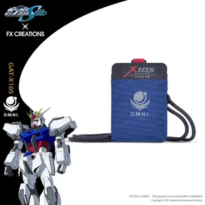 Pronto per la spedizione promozione porta carte portafoglio con cordino Gundam Seed Action figure per Unisex