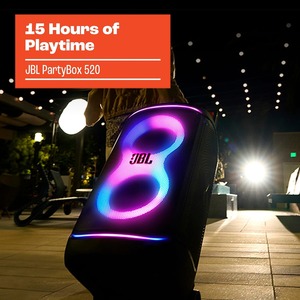 PartyBox 520 - Altavoz portátil para fiestas con batería, tecnología AI Sound Boost, hasta 15 horas de reproducción, sistema multi-altavoz - Product Image 4