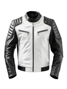Chaqueta de Cuero para Motociclista Boksburg para Hombre - Product Image 1