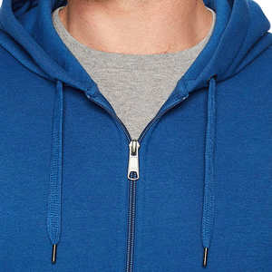 Sudaderas con capucha para hombre al por mayor, estilo athleisure, con cremallera frontal, ajuste holgado, de poliéster - Product Image 3