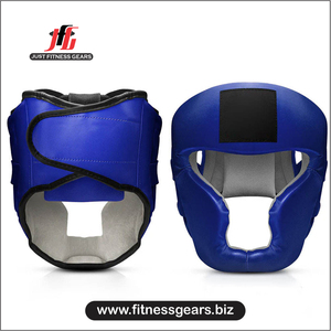 อุปกรณ์ฟิตเนส JUST FITNESS GEARS ชุดป้องกันศีรษะสำหรับชกมวยหนัง PU ออกแบบพิเศษสำหรับมืออาชีพ - น้ำหนักเบา ระบายอากาศได้ดี ปิดด้วยแถบตีนตุ๊กแก ปรับแต่งได้ - Product Image 4
