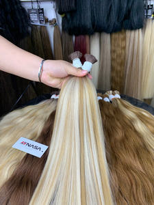 Extensions de cheveux en vrac donneur unique cheveux humains vietnamiens vierges Remy Nasa cheveux Vietnam usine prix de gros toutes les couleurs pour - Product Image 2