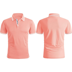Uniforme Empresarial de Alta Calidad, Camiseta Polo de Hombre de Poliéster y Algodón de 200 g/m², Camiseta Polo Personalizada con Logotipo Bordado para Hombre, Camisetas Polo de Golf - Product Image 1