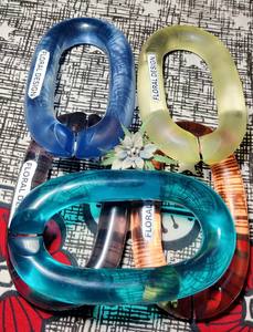 Eslabones de resina de gran tamaño y colores claros, eslabones grandes de resina multicolor disponibles. - Product Image 4