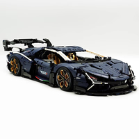 GULY 10624 al Super Sports Vehicle 1:8 Modèle de voiture de course urbaine, jouets de puzzle à assembler soi-même, blocs de construction, cadeaux pour garçons, enfants