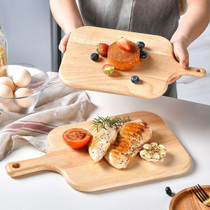 Natural Beech Wood Cutting <b>Board</b> Home Kitchen <b>Tools</b> Wooden Cutting <b>Board</b> with Handle Solid Wood Chopping <b>Boards</b> - Product Image 4
