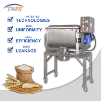 Mélangeur à pales à axe unique en acier inoxydable avec moteur, capacité 500L, machine industrielle de mélange de poudre pour poudre à pâtisserie