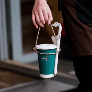 Seagrass holder cup woven seagrass fiber material for drink cup <b>cover</b> insulation and <b>table</b> accessory Vietnam - Product Image 1