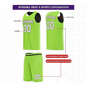 Uniforme de Baloncesto Profesional Personalizado en Negro y Amarillo, Ropa de Baloncesto Sublimada, Conjunto de Camiseta y Pantalones Cortos de Buena Calidad - Product Image 2