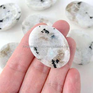 Pierre de lune arc-en-ciel personnalisée en gros pierre semi-précieuse naturelle pour Chakra guérison Feng Shui inquiétude pierre Reiki méditation amour - Product Image 4