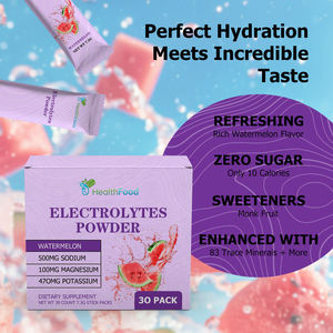 Poudre d'électrolytes la plus vendue pour l'équilibre hydrique, l'amélioration de la fonction du système nerveux et l'hydratation cellulaire ( glucides totaux ) - Product Image 5