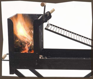 เตาบาร์บีคิวเหล็กหล่อพรีเมียมแบบสั่งทำพิเศษ ตะแกรงแข็งแรงพิเศษสำหรับย่างสเต็ก เบอร์เกอร์ ผัก พร้อมฟังก์ชั่นทอดแบบจุ่ม - Product Image 2