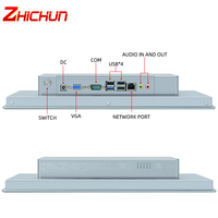 Écran tactile LCD industriel étanche de 15 pouces, PC tout-en-un, processeur Core I5, Android 14 RK3588 400 broches