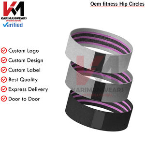 Ceinture de Résistance Antidérapante pour Fitness et Yoga, Bande de Résistance pour Étirements, Renforcement des Hanches, Cercle de Résistance pour Squats, Yoga et Pilates - Product Image 3