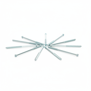 สกรูไม้ปลายคู่ PDC แบบเมตริก/นิ้ว ขนาด M6-M12 หัวแฉก เกลียวบางส่วน ระดับ 4.8 6.8 เหล็กกล้าคาร์บอนชุบสังกะสี DIN - Product Image 1