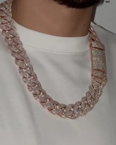 Collar de Cadena de Diamantes Reales de Lujo y Calidad Premium en Oro Blanco con Diseño Minimalista Atemporal Disponible al Mejor Precio del Mercado - Product Image 1