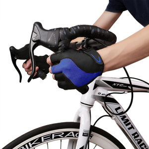 Fournisseur de gants de cyclisme haut de gamme, gants de vélo OEM avec tissu léger, sangle de poignet réglable et logo de marque personnalisé - Product Image 5