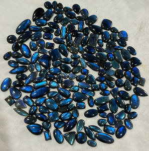 Cabujón de labradorita azul Natural de grado AAA 100%, lote de piedras preciosas de cristal curativas sueltas de alta calidad - Product Image 2