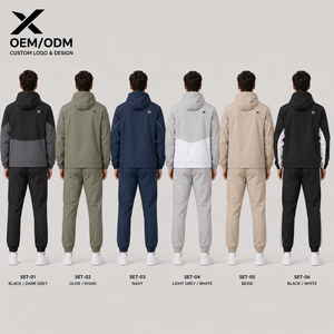 Ensemble pull et coupe-vent à fermeture éclair X Sports City pour homme – Respirant, décontracté, pour l'automne – Une ville, tous les sports, passion sans fin – Logo X - Product Image 2