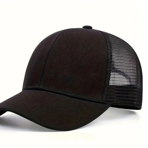 Gorras Trucker de Estilo Urbano Personalizadas de Primera Calidad para Unisex, Gorras Deportivas de Lona Transpirables e Impermeables al por Mayor, Colores Sólidos - Product Image 3